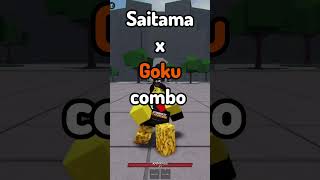 saitama x goku combo #strongestbattlegrounds #roblox #robloxedit #shorts #tsb