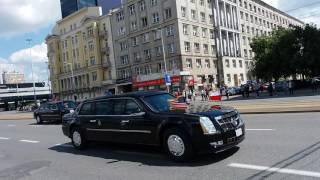 Mr. President Donald Trump's Motorcade - Warsaw, Poland