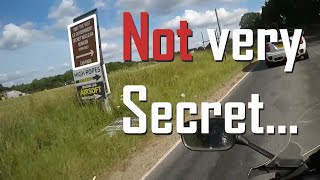 Riding Past a "Secret Nuclear Bunker" | Yamaha R125