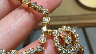 Tanishq Close Setting Diamond Necklace Designs with Price/Diamond Necklace Designs/Bengaluru/Deeya