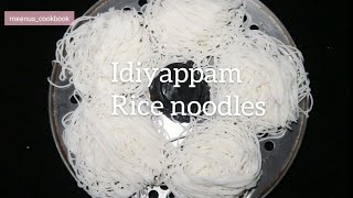 Soft Idiyaappam Recipe | Idiyaappam flour prep with step by step instructions | Rice Noodles Recipe