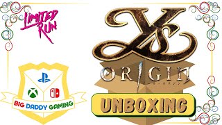 Ys Origin [Limited Run Games] Unboxing!