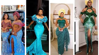 New in! Stylish asoebi styles | Unique lace styles for you | wedding guests outfits/wears