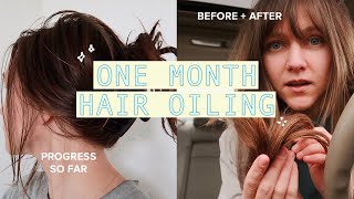 VLOG: One month(ish) hair oiling update! 🤍 Grocery run + Random errands with me!