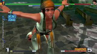 KOF XIV combo Zarina