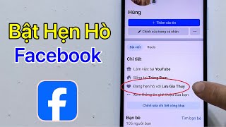 Cách bật hẹn hò trên Facebook