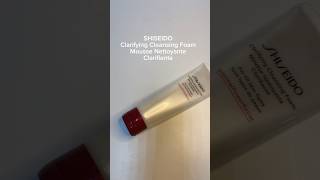 Benefits of SHISEIDO clarifying Cleansing Foam Mousse Nettoyante Clarifiante@SHISEIDOofficial #fyp