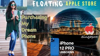 Purchased my new iPhone 12 Pro || Apple Marina Bay Sands || Floating Apple Store Singapore