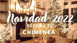 TENDENCIA EN🌲NAVIDAD/COMO DECORAR TU CHIMENEA