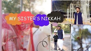 My Sister's Nikkah ceremony at Faisal Masjid | Best memories | Destination nikkah