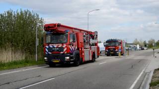 Veel hulpdiensten met spoed onderweg - Middelbrand Wanraaij Andelst