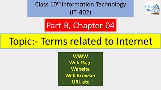 Term Related to Internet (IT class 10th) Chapter-4, Part-B