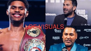 Eddie Hearn & Oscar De La Hoya Want Shakur Stevenson To Sign But Have Stipulations