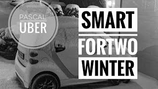 Smart fortwo in winter