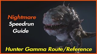 Hunter Gamma Nightmare Route/Reference - Resident Evil 3 Remake Speedrun Guide