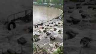 Стадион "Водник" под водой