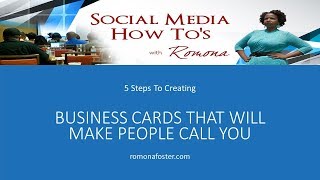 5 Steps To Creating Business Cards That Will Make People Call you (& Remember You) Branding Tutorial