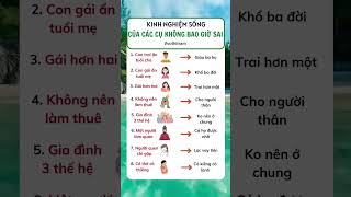 Kinh nghiệm sống #shots #songkhoe #suckhoe