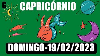 HOROSCOPO DIARIO | DOMINGO | 19/02/2023 | CAPRICÓRNIO