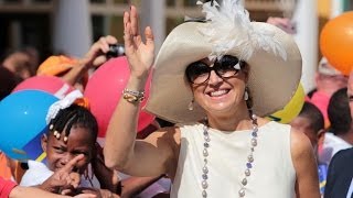 Koning Willem Alexander en Koningin Maxima in Willemstad Curacao 2013 #fritsellen