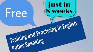 Training and Practicing in English Public Speaking #learn #learnenglish #english #englishspeaking