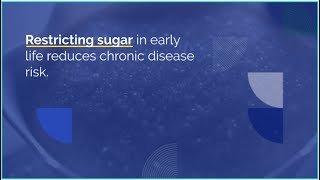 Restricting Sugar Consumption in Early Life Reduces Midlife Chronic Disease Risk