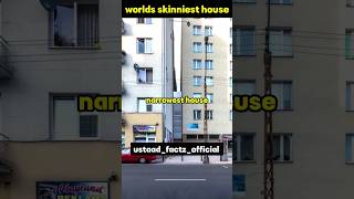 The Narrowest House In The World | #shorts #house #viral #facts