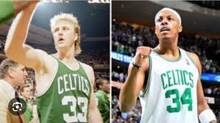 Larry bird and Dwayne Wade CLEARS Paul Pierce