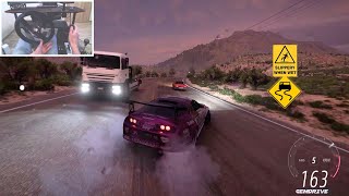 Testing New Drift Settings For 1000Hp Toyota Supra #rain #drift #gameplay