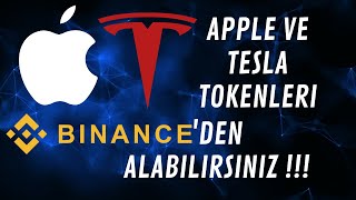 Binance'de Tesla ve Apple hisse tokenler listelendi ama maalesef sadece ABD vatandaşları alabiliyor