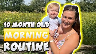 10 month old baby ROUTINE | MORNING TO LUNCHTIME | Part 1