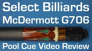 McDermott G706 Pool Cue Video Review by Select Billiards