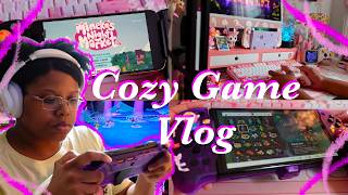 ✨Cozy gaming Vlog ✨| working on backlog, trying Japanese candy and stationary haul…