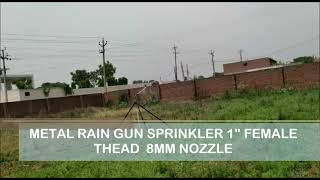 Metal Raingun Sprinkler | Raingun Irrigation System I Rain Gun Working