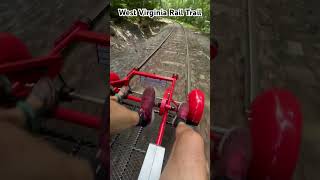 Rail Trail #westvirginia #mountains #exercise #workout #railway #railroad #railways #railtrail