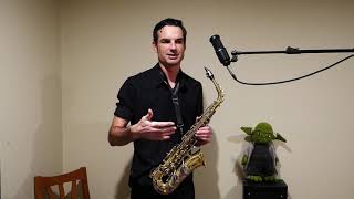 Etude #5 from Intermediate Jazz Conception for Saxophone by Lennie Niehaus