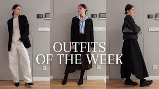 What I wore this week | Winter outfit ideas | Outfits of the week