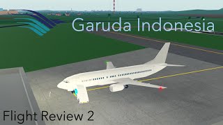 Garuda Indonesia Flight Review (Flight review 2) | Roblox PTFS