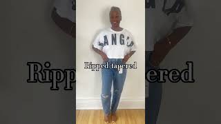 PERFECT JEANS FOR BOOTS | AUTUMN/WINTER ZARA #fashion #denim #tryon #haul #tappered #ripped