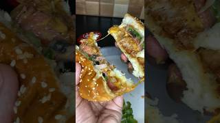 Homemade Zinger cheesy Burger 🍔 | Soo Good 👌 #youtubeshorts #fypシ #music #newsong #viral #trending