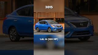 Evolution of Nissan Versa (2007~2023) #iconicdesign