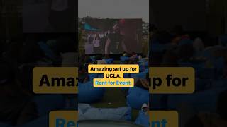 Amazing set up for UCLA! #eventsetup #businessevents #eventrental