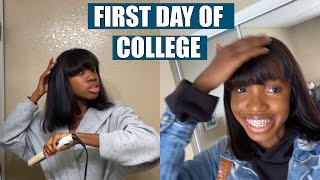 First Day of College GRWM X Vlog | Spring 2020