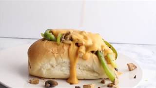 The Ultimate Vegan Cheesesteak Sandwich