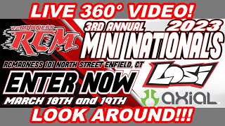 LIVE! 360 Video - Mini Nationals Prep @ RC Madness Thursday Night Racing Mini-B Mini-T 2.0 LC Racing