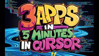 Coding in Cursor: 3 full stack webapps built in 5 minutes. Chatgpt clone, Voice notes, landing page