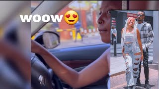 Eve Mungai finally learns how to drive .This is amazing 😍❤#roadto1k #trending #shortvideo