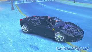 GRAND THEFT AUTO IV 2013 FERRARI 458 SPIDER CRASH TESTING HD