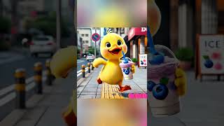 Vịt vàng nhỏ mua nước việt quất #hoạthình #pikachu #vaycongchuachobegai #funny