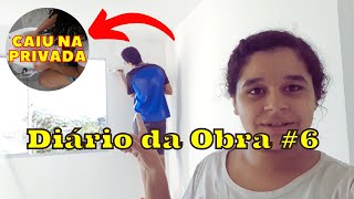 Parte 1 | Passamos Massa corrida na Parede | DIARIO DA OBRA #6